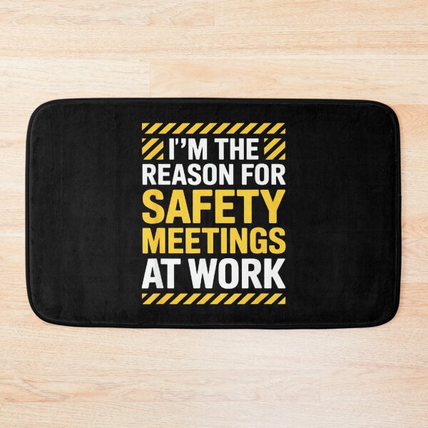 Item preview, Funny Safety Meetings Saying Sarcastic Industrial Workplace designed and sold by MaryLReyes04.