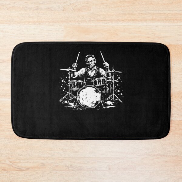 Item preview, Abraham Lincoln Abe Lincoln Playing Drums Drummer 4th of July designed and sold by issan-exe.