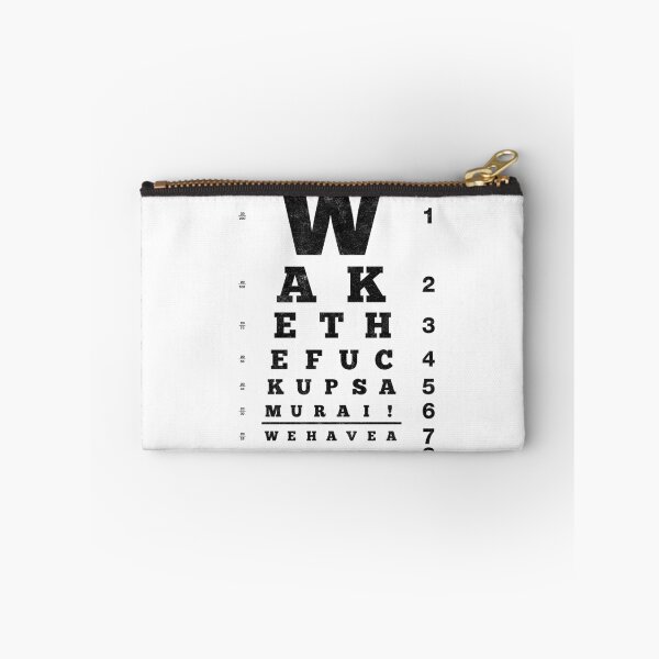 Item preview, Wake Up Samurai Eye Chart (Variant) designed and sold by huckblade.