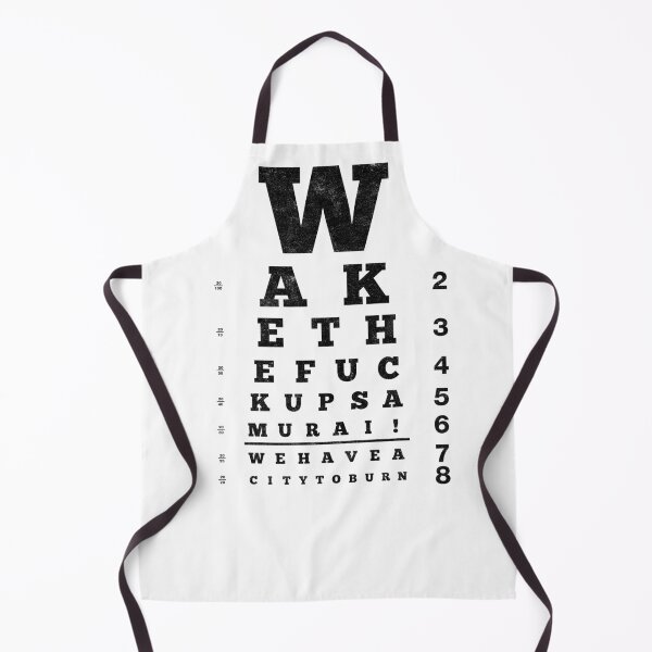 Item preview, Wake Up Samurai Eye Chart (Variant) designed and sold by huckblade.