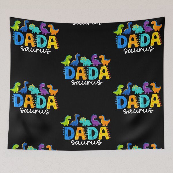 Item preview, Dada Saurus Dad Dinosaur Three Rex Birthday Boy Girl Family designed and sold by issan-exe.