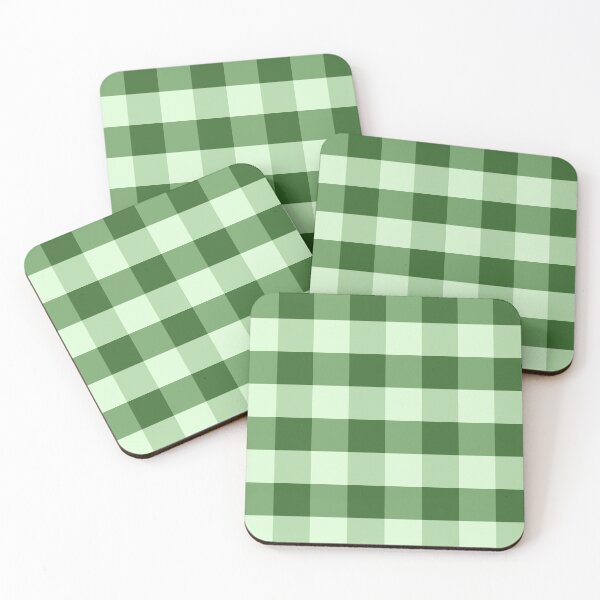 Item preview, Green tea gingham designed and sold by Bloomiastudio.