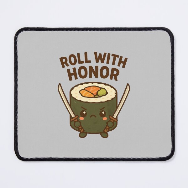 Item preview, Cute Sushi Samurai — Roll With Honor designed and sold by DreamMachine69.