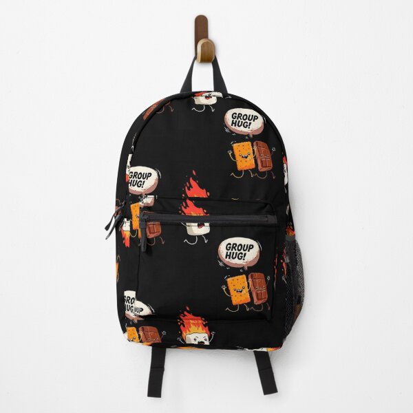 Item preview, Camping Group Hug Smores Marshmallow Campfire Kawaii Cartoon Humor designed and sold by issan-exe.