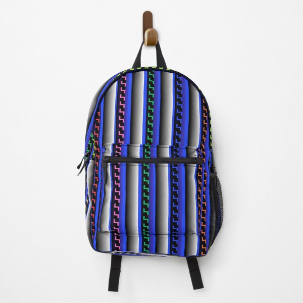 Item preview, Colorful Vertical Stripe Abstract Pattern blue Design designed and sold by BELLZINHO - ARTES.