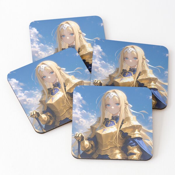 Item preview, Alice Zuberg Radiant Sky Sword Art Online Anime Girl Golden Fantasy Aura designed and sold by Spraykart.