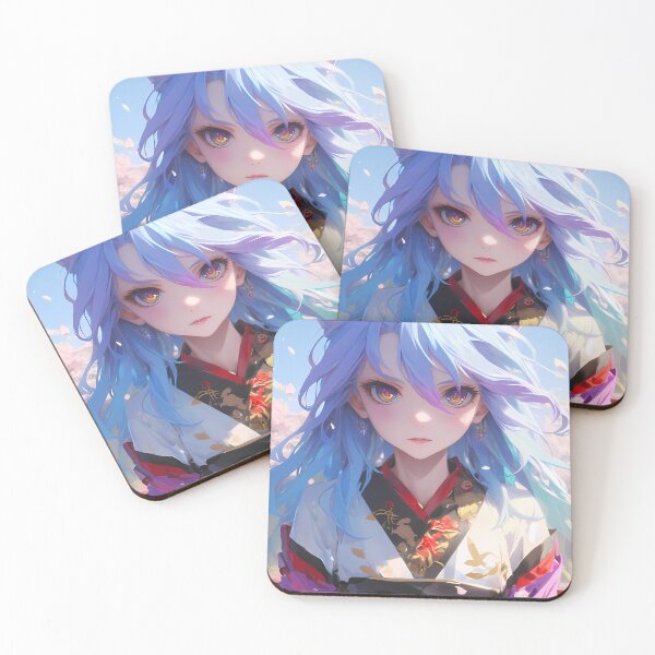 Item preview, Izuna Hatsuse Mystic Kimono No Game No Life Anime Girl Ethereal Cherry Spirit designed and sold by Spraykart.
