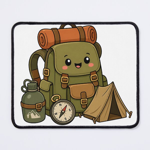 Item preview, Camping Backpack Outdoor Adventure Sticker designed and sold by Old Tree Store .