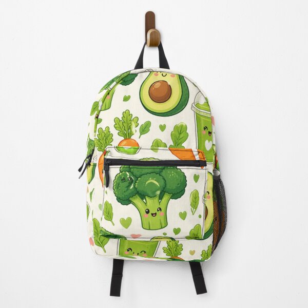 Item preview, Kawaii Vegan and Healthy Vegetable Pattern designed and sold by EsenciaZen.