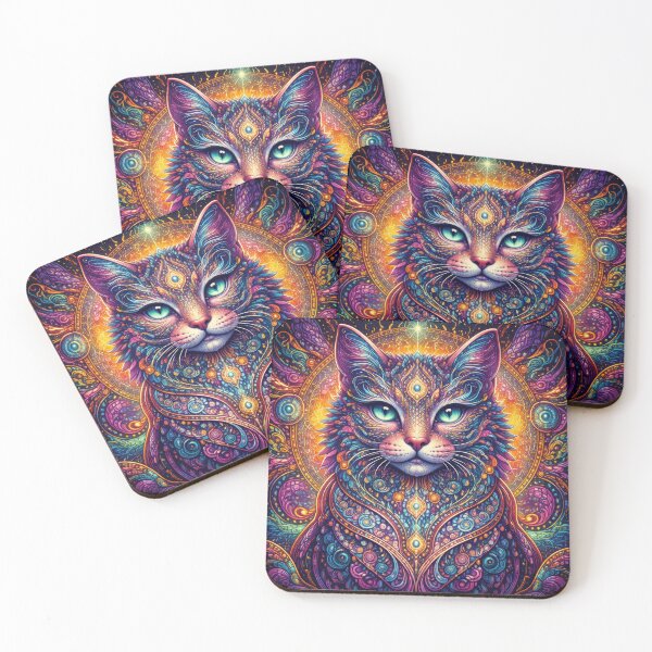 Item preview, Lab Visions 004: The Mandala Cat designed and sold by The Psychedelic Anarchist.