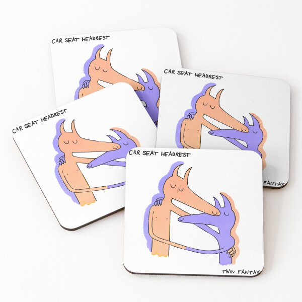 Item preview, Twin Fantasy - Car Seat Headrest Custom Album Cover (Orange & Blue) designed and sold by DeekLeeshy.