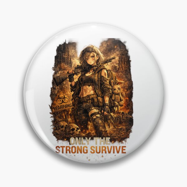 Item preview, post-apocalyptic waifu designed and sold by bashhonkdesign.