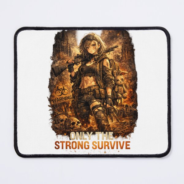 Item preview, post-apocalyptic waifu designed and sold by bashhonkdesign.