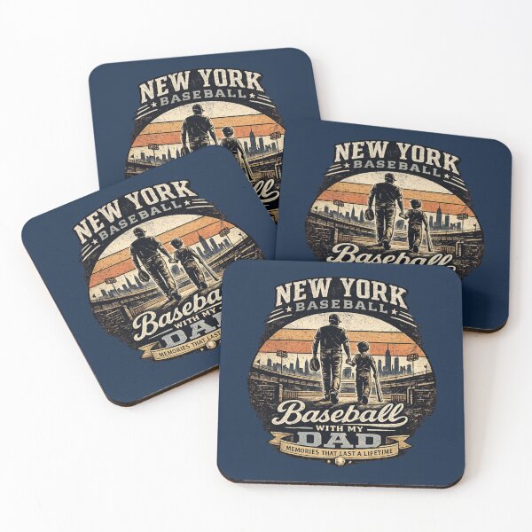 Item preview, New York Baseball With My Dad Shirt | Vintage Baseball Family Tee | Retro Game Day Dad Gift designed and sold by TKOprintdesigns.