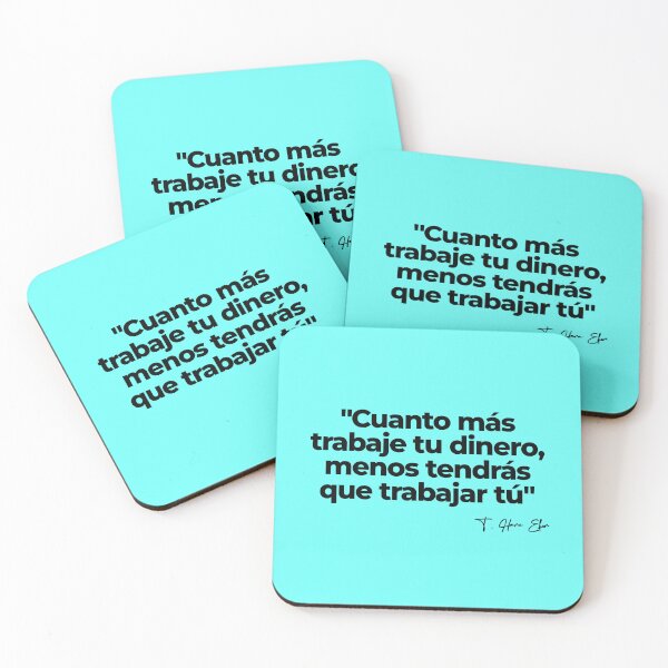Item preview, The Harder Your Money Works, the Less You Have to Work | Financial Freedom Quote designed and sold by rubenarocho.
