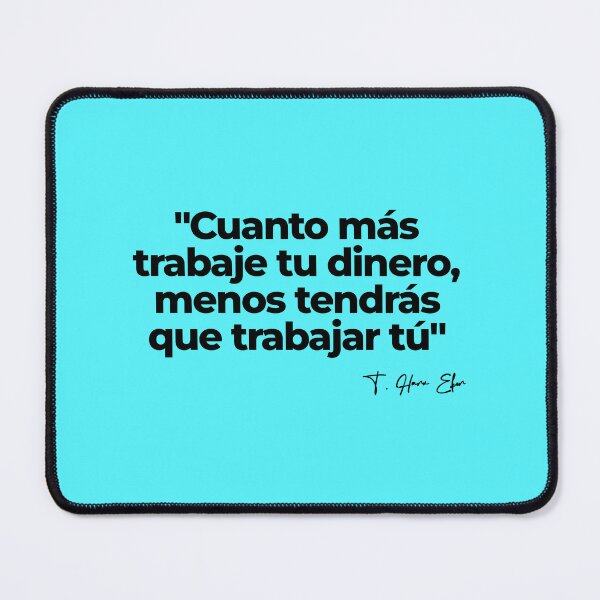 Item preview, The Harder Your Money Works, the Less You Have to Work | Financial Freedom Quote designed and sold by rubenarocho.