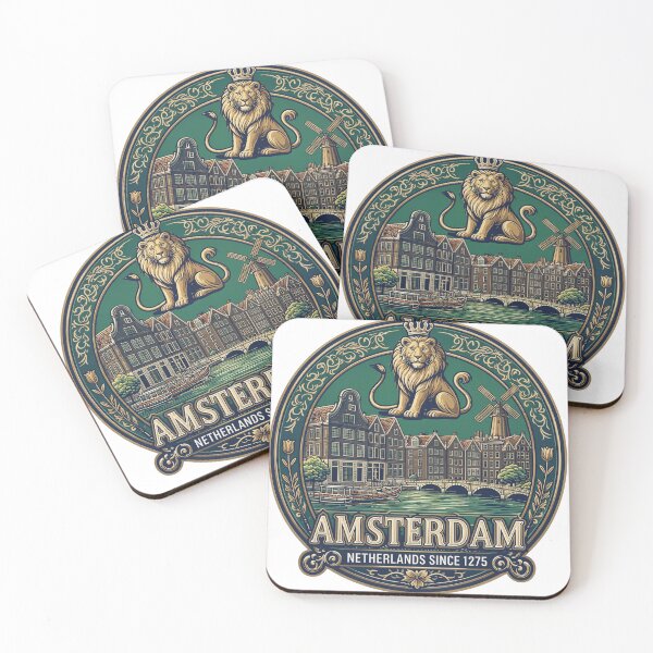 Item preview, Amsterdam Vintage Heritage Crest - Luxury Netherlands Emblem  designed and sold by RedVista.