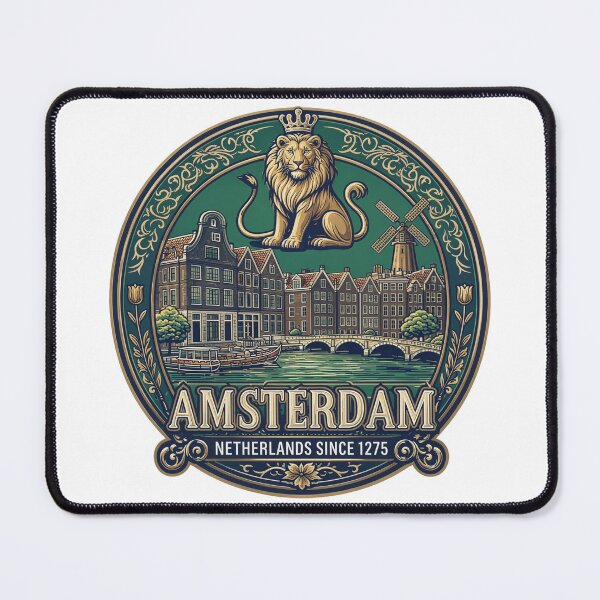 Item preview, Amsterdam Vintage Heritage Crest - Luxury Netherlands Emblem  designed and sold by RedVista.