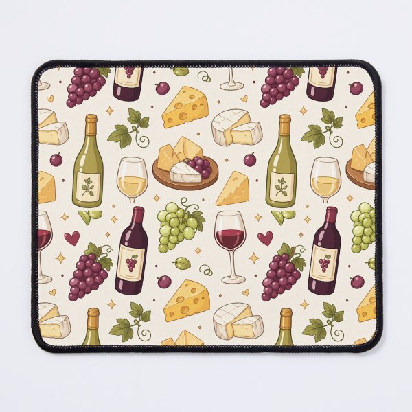 Item preview, Gourmet Patron of Wine, Cheese and Grapes designed and sold by EsenciaZen.