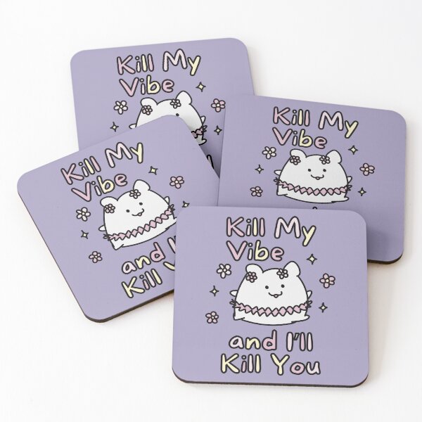 Item preview, Don't Kill My Vibe (Purple Background Version) designed and sold by BLAAAAASK.