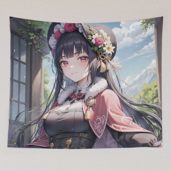Item preview, Yun Jin Genshin Impact Sunlit Garden Grace Portrait designed and sold by 108Recordings.