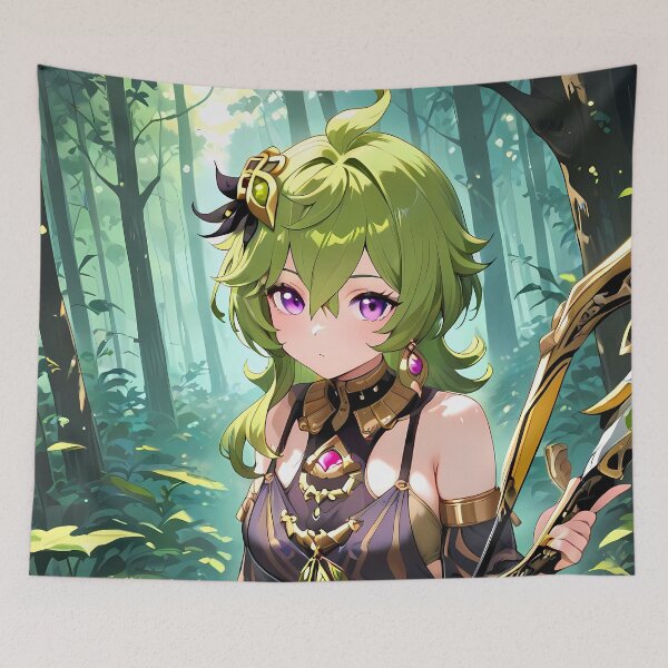 Item preview, Collei Genshin Impact Quiet Jungle Archer designed and sold by 108Recordings.