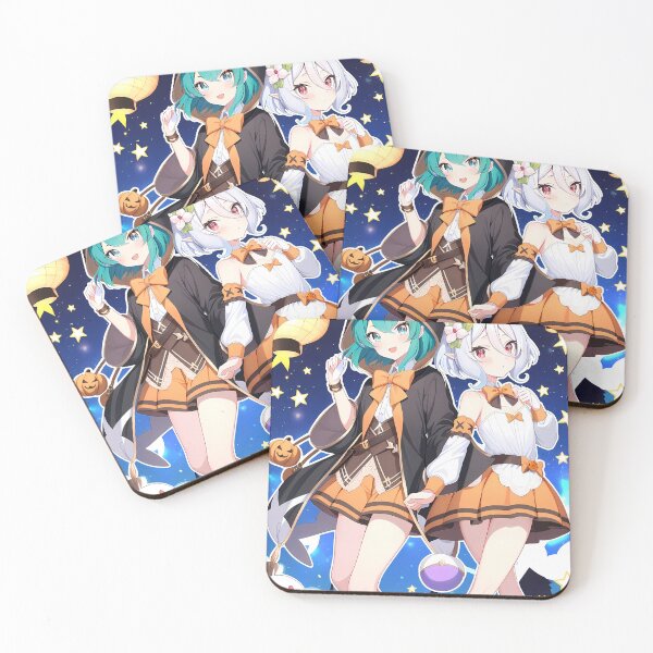 Item preview, Kokkoro And Aoi Halloween Light Princess Connect Festive Night designed and sold by 108Recordings.