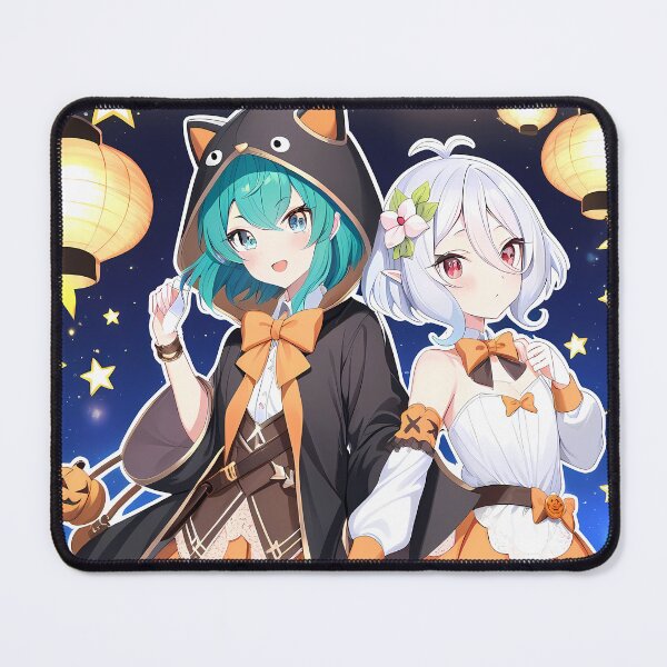 Item preview, Kokkoro And Aoi Halloween Light Princess Connect Festive Night designed and sold by 108Recordings.