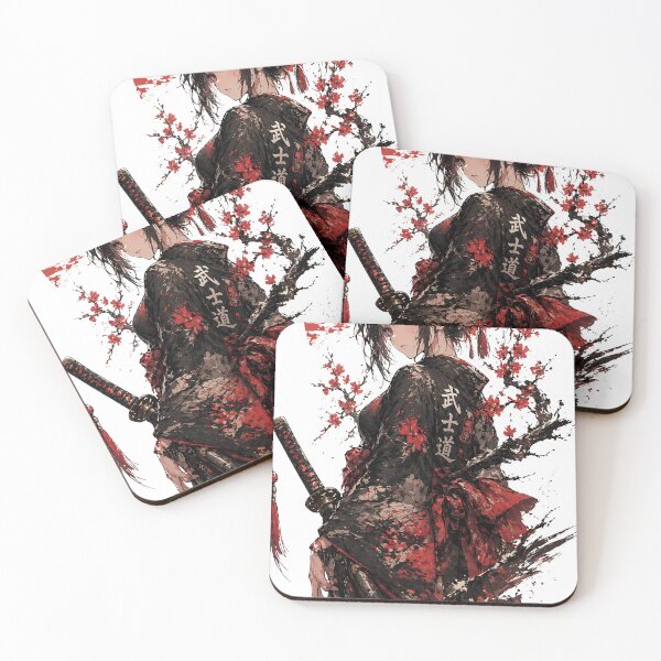 Item preview, Samurai Spirit – Elegant Anime Warrior Girl designed and sold by bashhonkdesign.