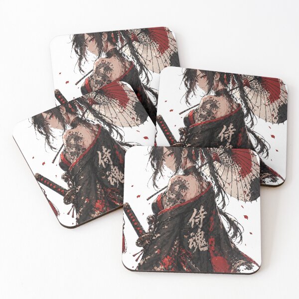 Item preview, Silent Warrior – Soft Samurai Anime Style designed and sold by bashhonkdesign.