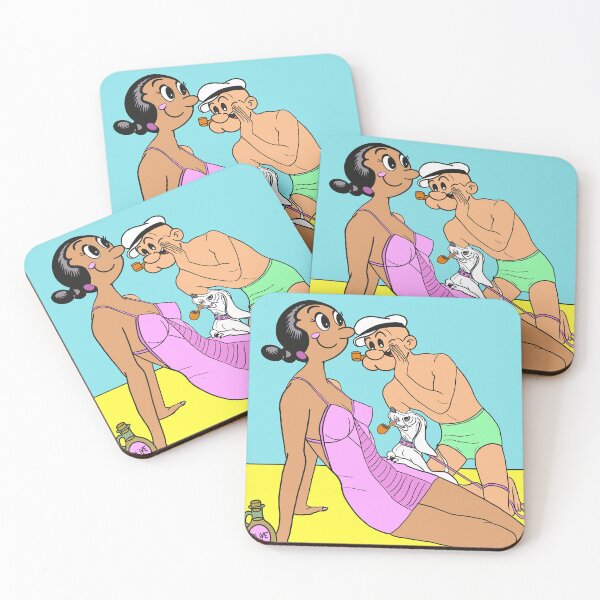 Item preview, Popeye and Olive at the Beach designed and sold by Kennedy Kennedy.