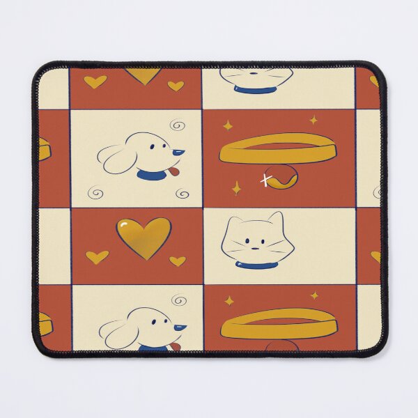 Item preview, Dog and cat place matt designed and sold by Mooncakemoomoo.