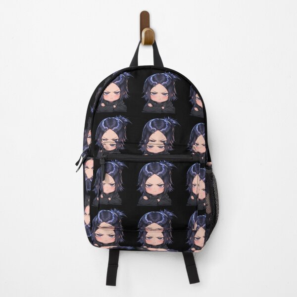 Item preview, Mukuro Ikusaba Danganronpa Chibi Angry Stoic Dark Hair designed and sold by 108Recordings.
