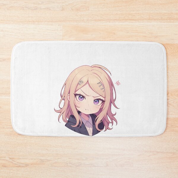 Item preview, Kaede Akamatsu Danganronpa V3 Chibi Angry Blonde Hair designed and sold by 108Recordings.