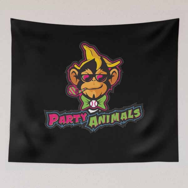 Item preview, The Party Animals Logo Banana Ball designed and sold by zalafliyawop.