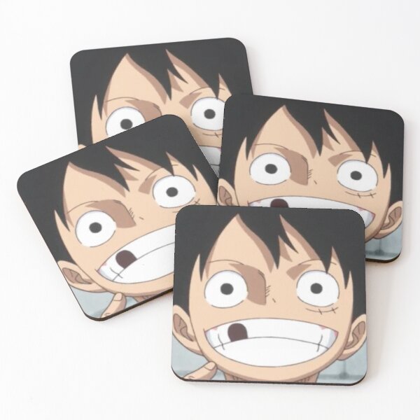 Item preview, Luffy Funny Stretched Toothless Smile - One Piece Nakama Face designed and sold by benja-08.