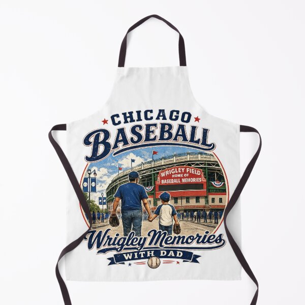 Item preview, Chicago Baseball Shirt Wrigley Memories With Dad | Vintage Baseball Dad Tee | Retro Family Game Day Shirt designed and sold by TKOprintdesigns.
