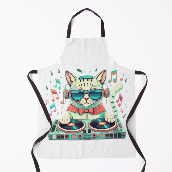 Item preview, Vaporwave Cat DJ designed and sold by All I Need Designs.