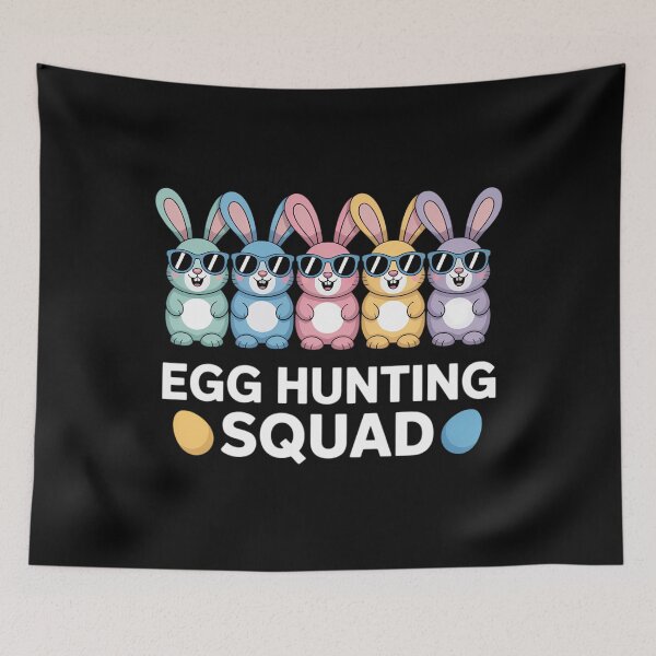 Item preview, Easter Bunny Squad Humor Egg Hunting Day designed and sold by EllenJast.