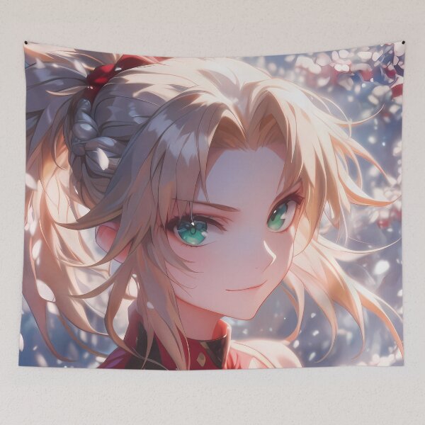Item preview, Mordred Fate Grand Order Cherry Blossoms Crimson Heroine Glow designed and sold by 108Recordings.