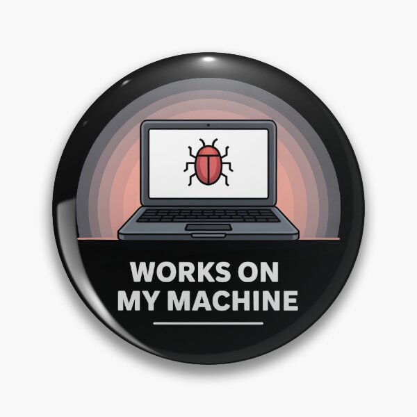 Artikelvorschau, Funktioniert auf meiner Maschine – Programmiererhumor – Minimales Codierungs-Shirt entworfen und verkauft von ImaginedSpace7.