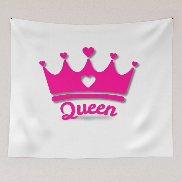 Item preview, Queen Crown Minimal Typography Design designed and sold by Fun Mood Prints .