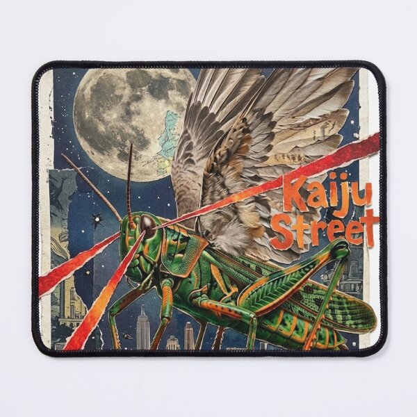Item preview, Kaiju Street : The Giant Grasshopper Urban  Pop Art  designed and sold by bartink.co.