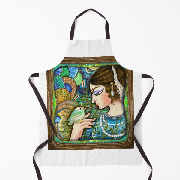 Item preview, Lady with birdie designed and sold by anjaliswami.