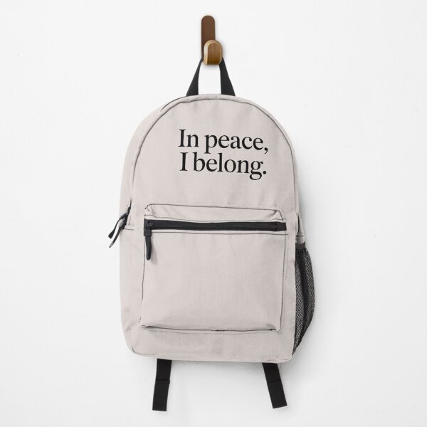 Item preview, In Peace, I Belong – Minimal Inner Peace & Self Acceptance Quote Design designed and sold by Irene Catchmind.
