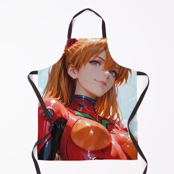Item preview, Asuka Langley Soryu Neon Genesis Evangelion Red Plugsuit Sky Portrait designed and sold by SuperTeamCanada.