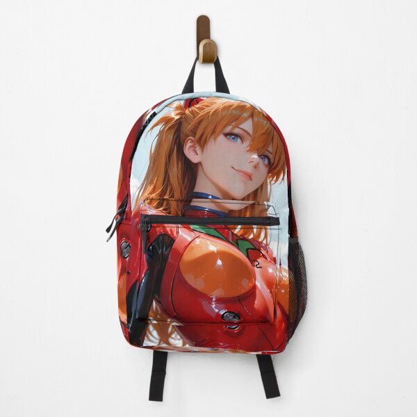 Item preview, Asuka Langley Soryu Neon Genesis Evangelion Red Plugsuit Sky Portrait designed and sold by SuperTeamCanada.