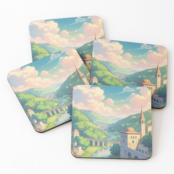 Item preview, Magical Landscape between Mountains and Domes designed and sold by LofiHorizon.