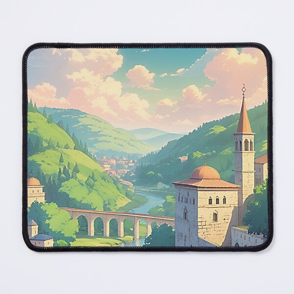 Item preview, Magical Landscape between Mountains and Domes designed and sold by LofiHorizon.