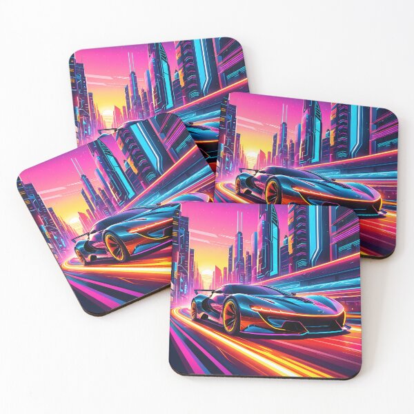 Item preview, Cyber City Racing designed and sold by Prism Palette Studio.